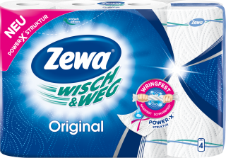 Zewa Wisch&Weg Original, 4 x 45 Blatt
